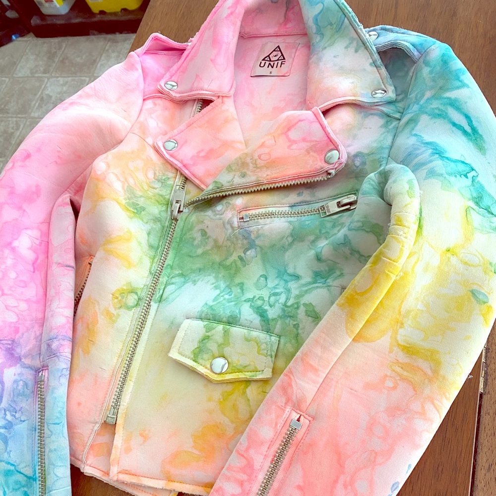 UNIF “I Dye” Moto Jacket